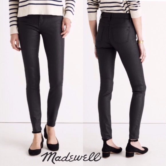 madewell black skinny jeans
